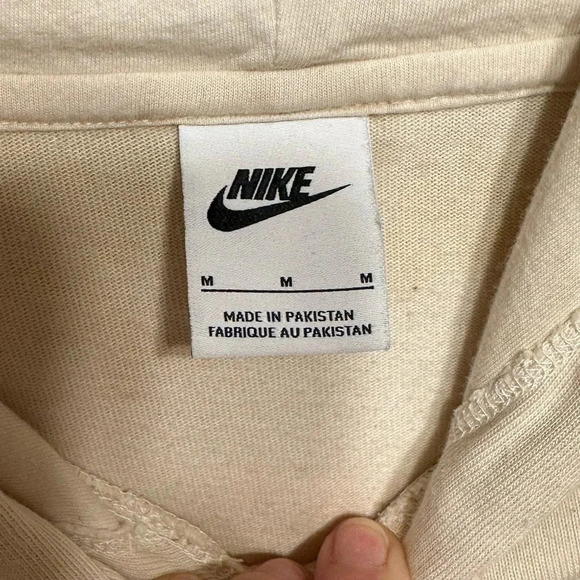 Nike Tie Dye Jersey Pullover Boxy Cropped Hoodie.     Size M - Picture 6 of 9